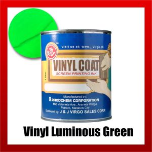 J&J Virgo Sales Corp. Vinyl Luminous Color Paint / Ink 1000 ml and 250 ml for Silkscreen