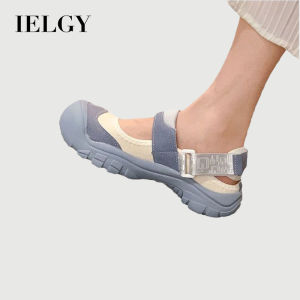 IELGY รองเท้าผ้าใบผู้หญิงพื้นหนา2024ฤดูร้อนฤดูร้อน