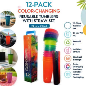 Color Changing Cups 12 pack by Manna