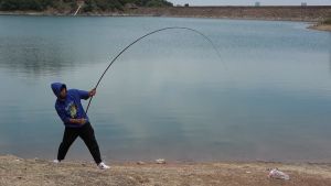 Sougayilang Joran Pancing Tongkat Pancing Murah Teleskopik Joran Pancing Carbon Ukuran 2.7M 3.6M 4.5M 5.4M 6.3M Peralatan Memancing Joran Pancing