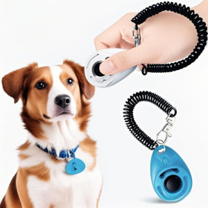 Dog Training Products High Quality Plastic Dog Clicker Sound Stop Barking Training Whistle Training Pet Clicker Tools For Dogs