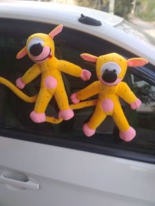 boneka marsupilami M tempelan kaca accesoris tempelan kaca