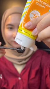 AZARINE Hydramax-c Sunscreen serum SPF50 PA++++ (40ml) - Melindungi Wajah - Shine4U