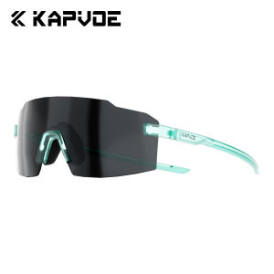 Kapvoe | Kapvoe Light-Weight Runnning Sunglasses Cycling Glasses for Men Wide Vision Adjustable Nose Pad Women UV400 Hiking Eyewear
