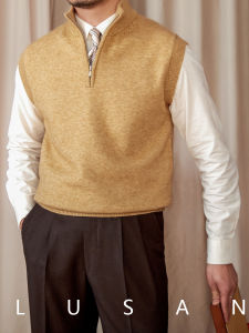 Vintage British Style Autumn Winter Waistcoat