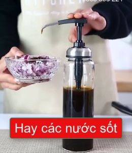 BÌNH ĐỰNG MẬT ONG SỐT CÀ CHUA TƯƠNG ỚT ĐA NĂNG VỚI VÒI XỊT THÔNG MINH