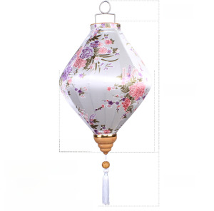 New Year Decorative Lanterns Outdoor Waterproof Ancient Style Flower Lanterns National Day Theme Lighting up Festive Atmosphere