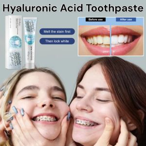 Hyaluronic Acid Brightening Toothpaste Whitening Toothpaste Fresh Breath Oral Toothpaste Removes Stains Brightens Teeth