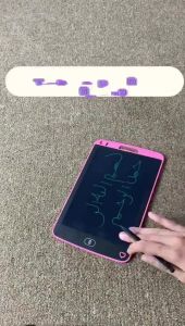 DNV - LCD TABLET EDUKASI ANAK DRAWING WRITING Belajar Sekolah Papan Tulis Digital Switch ON & OFF