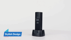GOOJPRT GP-P2300 1D QR 2D Portable Wireless Bluetooth Barcode Scanner with Charging Dock for POS P2P Compatible with Android IOS  Mobile Phone  Windows  MacOS  iPad iPhone