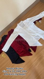 Baju Kebaya Anak Beludru TK SD SMP SMA Pakaian Adat Daerah Jawa Jogja Solo Set Kebaya Kutubaru Anak Perempuan Bludru Polos Batik Pesta Kondangan Lengan Panjang Anak Tanggung Umur 4-16 Tahun Kebaya Anak Perempuan Modern 17 Agustus Pawai Karnaval Sekolah
