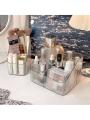 Japanese Style Cosmetic Organizer Brush Holder Elegant Luxury Feeling Women's Classic Skirt Storage Box Desktop Makeup Arrangement. 