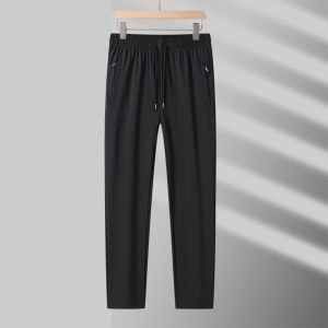 Quần Thể Thao Lụa Băng Mùa Hè Cho Nam Và Nữ Quần Dài Rộng Rãi Thoáng Khí Nhanh Khô Mỏng Co Giãn Cao Quần Dài Thường Ngày