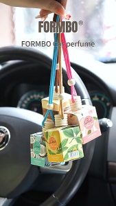 น้ำหอมรถยนต์ น้ำหอมในรถ การกระจายสม่ำเสมอ ขจัดกลิ่น ฟอกอากาศ ทนทานต่ออุณหภูมิสูง ปรับความยาวเชือกได้