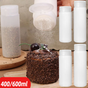 โถเครื่องเทศขวดปรุงรสใสอเนกประสงค์สำหรับห้องครัวที่ใส่ผงปรุงรสขนาด400/600มล. เกรดอาหาร