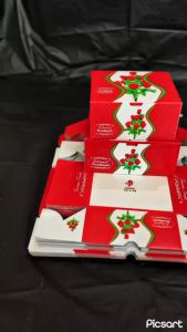 DUS SNACK/KOTAK SNACK SUNATAN HAJATAN MOTIF BUNGA TERSEDIA UKURAN 12X12 12X14 12X16 CM TERMURAH