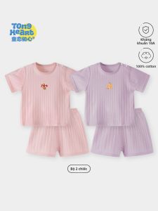 TONGLIANCHUXIN | Summer Thin Baby Outfit Shorts Sleeve Short Pants Set