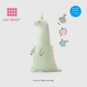 LIV HEART | Gối Đồ Chơi Bông Khủng Long Ngủ