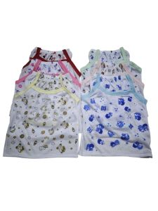 6pcs/12pcs Baby Girl Terno Set Tank Top and Shorts Bundle 👧 | Soft Quality Cotton Blend Outfit 0-6 Months | Cute Colorful Trim Summer Clothes