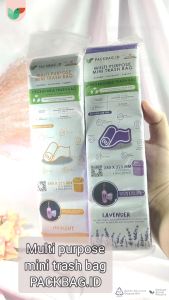 Plastik Sampah Untuk Popok Pembalut Kotoran Hewan Kantong Sampah Mobil Beraroma Ukuran Mini Degradable Isi 5 Roll