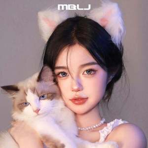 Phụ Kiện Tóc Cos Tom Cat Fox Ear Kẹp Tóc Phụ Kiện Tóc Nữ Mới 2025 Mũi Tráng Kim Loại Đồ Trang Trí Tóc Thời Trang