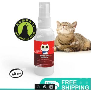 SEMPATI Parfum Kucing Bubble Gum Parfum Pelembut Bulu Premium Parfum Kucing Anjing Kelinci Hamster Sugar Glider Aroma Permen Karet Parfum Minyak Wangi Hewan Clever Solutions 60 Ml