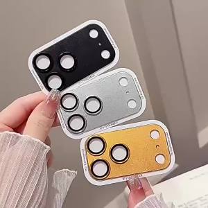 for iPhone 17 Pro Max Camera Lens Protector-Shatterproof Metal Tempered Glass Rear Camera Screen CoverUltra Strong Adsorption