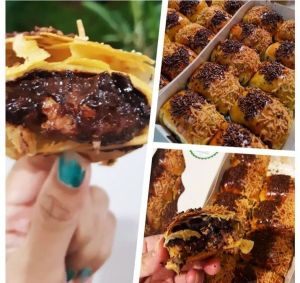 Bolen Pisang isi pisang coklat keju renyah gurih manis lezat