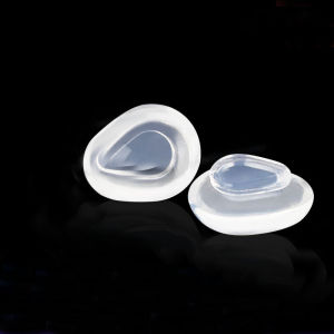 Card Type Silicone Nose Pad Soft Silicone Nose Pad Frameless Glasses Bayonet Nose Pad Oval Nose Pads Plug-in Nose Pad