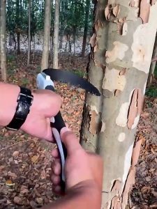 alat perkakas perkebunan Gergaji Lipat Portable mini Multifungsi Folding Wood Hand Saw -  180mm