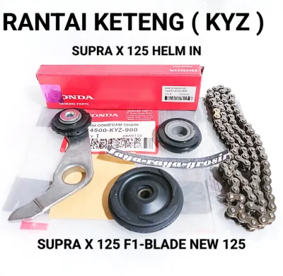RANTAI KETENG + ROLL KETENG ( KYZ ) PLAT ROL KETENG SUPRA X 125 HELM IN BLADE NEW 125 SUPRA X 125 F1 HIGH QUALITY