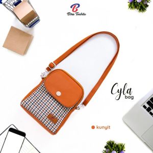 CYLA BAG BY BIRU TSABITA tas selempang wanita murah bahan chocoly Anti air