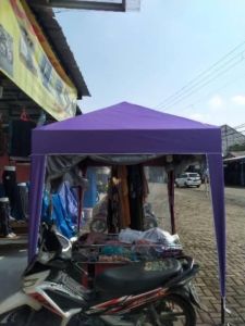 Tenda Cafe bongkar pasang FULL SET uk. 2X2 Bisa request warna