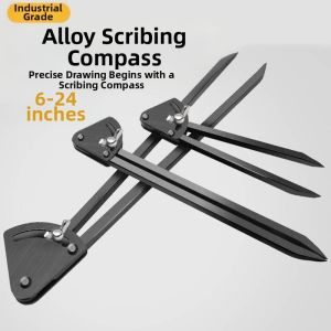 FEIZHUXIANSEN | Industrial Use Tungsten Steel Alloy Compass Ruler