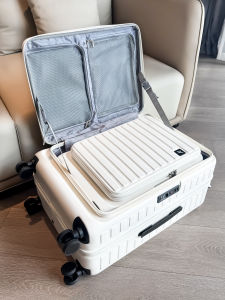 New 20-Inch Expandable Luggage Female Cabin Bag HINOMOTO Silent Universal Wheel 28-Inch Check-In Bag Fashionable Travel Suitcase