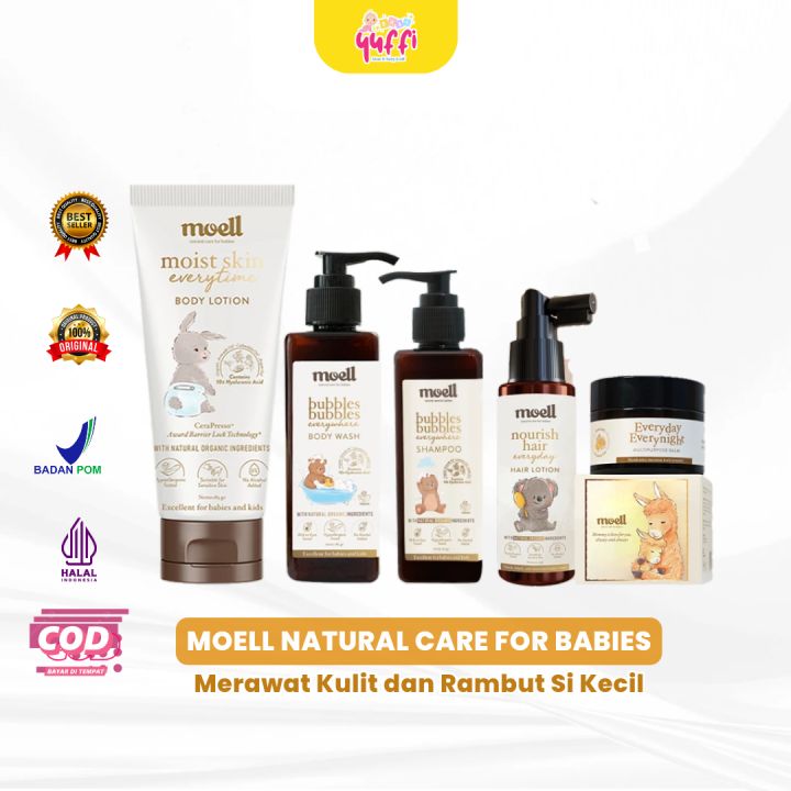 MOELL Baby Care All Variant Body Lotion Hair Lotion Shampoo - Main Image