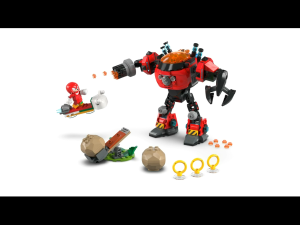 LEGO Sonic 77005 Knuckles vs. Dr. Eggman Egg Crusher Mech  (350 Pieces)