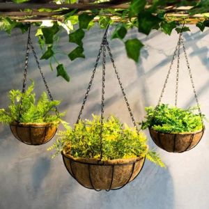 40cm Rantai Flower Pot Chain Rantai Gantungan Samsak 3 Hooks Flowerpot Hanging Chain Utk Pot Bunga Gantung Plant Chain Pembuatan