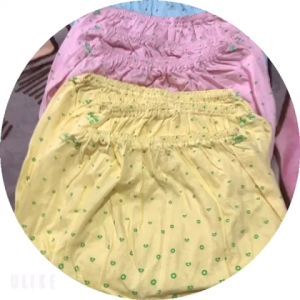 Combo 5 Quần Đùi Phồng Viền Lai Bé Gái Họa tiết chấm bi Thun 100% Cotton An Toàn khi sử dụng cho trẻ 10-20Kg