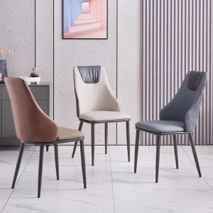 Ghế ăn Orin LACASA bọc da Pu chân sắt sơn tĩnh điện. Nhập khẩu cao cấp hiện đại căn hộ chung cư gia đình nhà phố