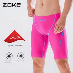 Zoke người đàn ông cạnh tranh Jammer chàng trai mạnh mẽ Clo kháng Bơi Chuyên Nghiệp đào tạo thân nâng cấp vải lycra đầu gối đào tạo vận động viên đua Áo Tắm