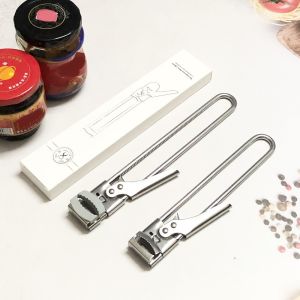 1PC Stainless steel bottle opener adjustable can opener creative home bar twist cap convenient lid opening
