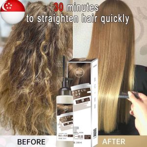 Permanent Keratin Hair Straightener Cream anti frizz hair treatment for damaged hair 280ml Hair Is Naturally Supple