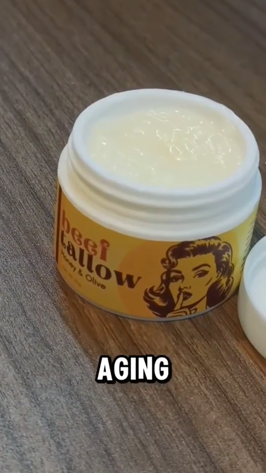 Beef Tallow Honey & Olive Balm Beef Tallow Face Moisturizer Cream Face and Body Moisturizer Cream and Lotion 25g
