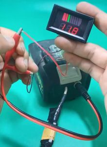Voltmeter DC Dual Indicator Display Aki 12-60V Voltmeter Indikator Aki