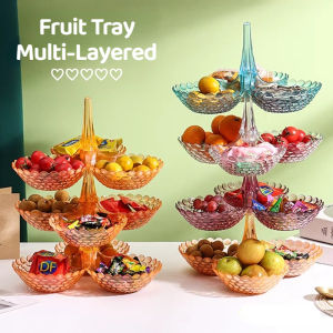 Multi-layer Fruit Tray Acrylic Material Storage Fruit Tray Candy Dried Fruit Plate