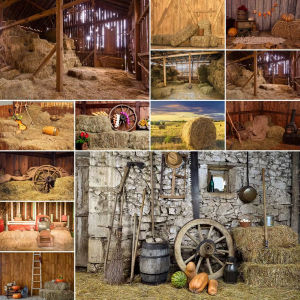 1000Pieces Jigsaw Puzzle Beautiful Autumn Farm Landscape With Haystack And Barn For Adults Perfect For Quiet Evening