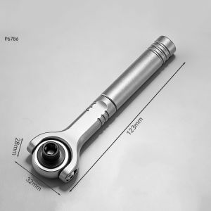 Ratchet Screwdriver Set Magnetic Socket Wrench Semi-Automatic Multi-Purpose Repair Tool with Detachable Handle180° Ratchet Head