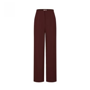 JZ Nine-Tenths Pants Commute Workwear Red Cone Shape Suit Womens Fashion Spring 2025 New Arrival Simple Harlan Pants