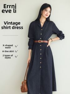 Eifini | Đầm Jean Dáng Ôm Cổ V